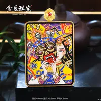 【金豆VIP专享】大卡·加加||18K金扎基拉姆唐卡+白度母手绘热贡金卡