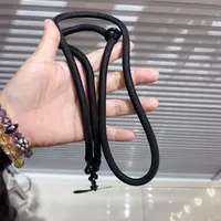 L526黑色净版二合一长手机链