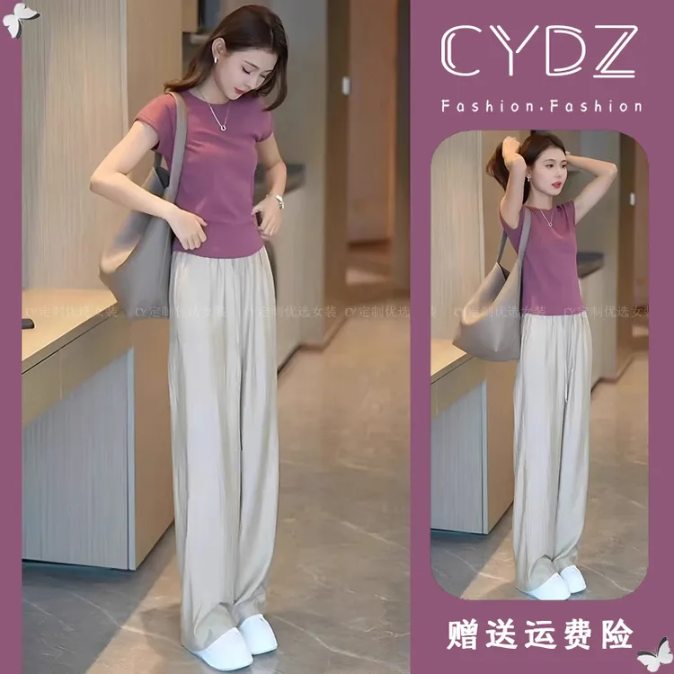 2025新款夏装搭配一整套今年流行时尚高级感减龄漂亮洋气套装女装