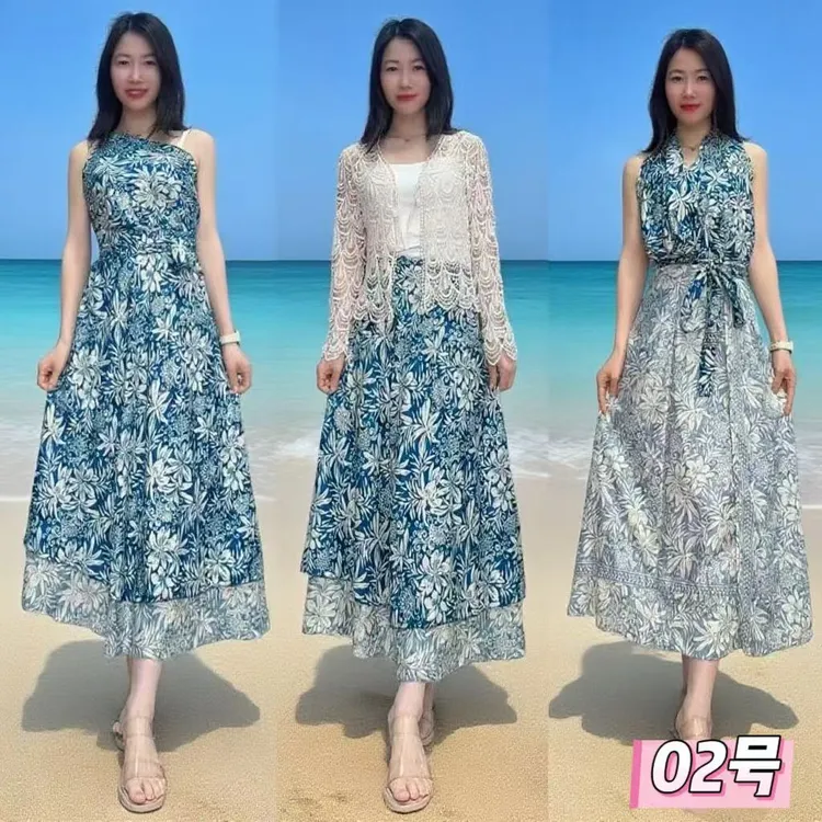 1号裹裙印度尼泊尔一片式双面手绘烫金植物丝裹裙多种穿法半身裙