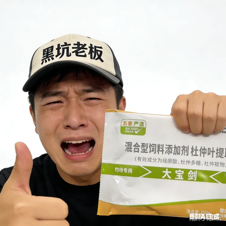 五万严选大宝剑黑坑拌料应激代谢肝胆肠道驱䖝一包搞定促开口