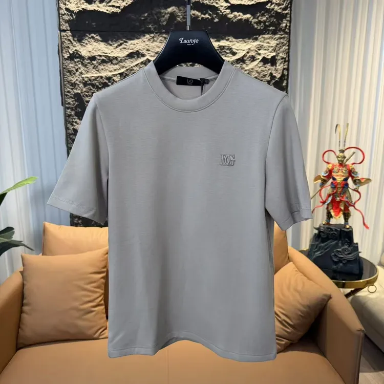 【VanJazny】QC高端男士潮流时尚简约百搭休闲短袖A+5288