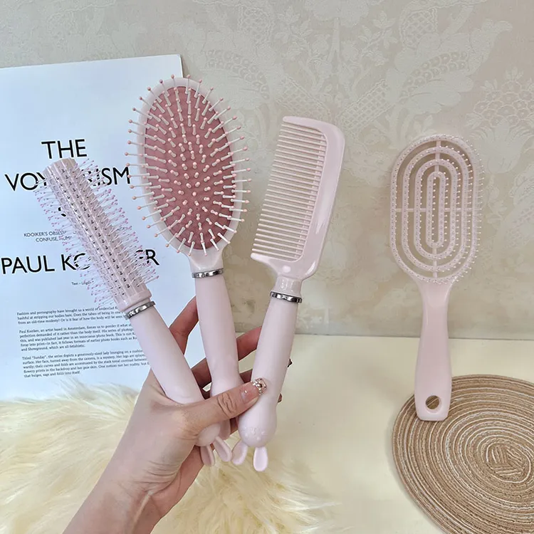 大弯排骨梳顺发蓬松高颅顶神器造型卷发梳按摩气囊梳子男女通用梳