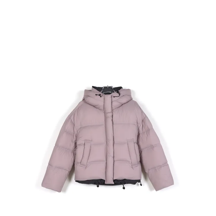 “热气球”长袖修身轻便加厚保暖短款女士羽绒服9921