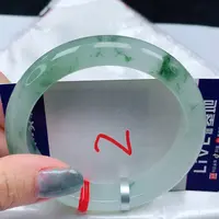翡翠手镯未镶嵌59圈冰胶透手细腻种老