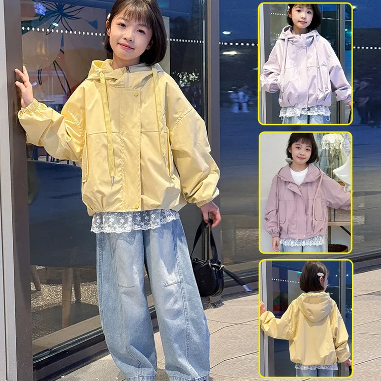 女童外套春秋款2025新款洋气童装小女孩秋季休闲上衣儿童秋装夹克