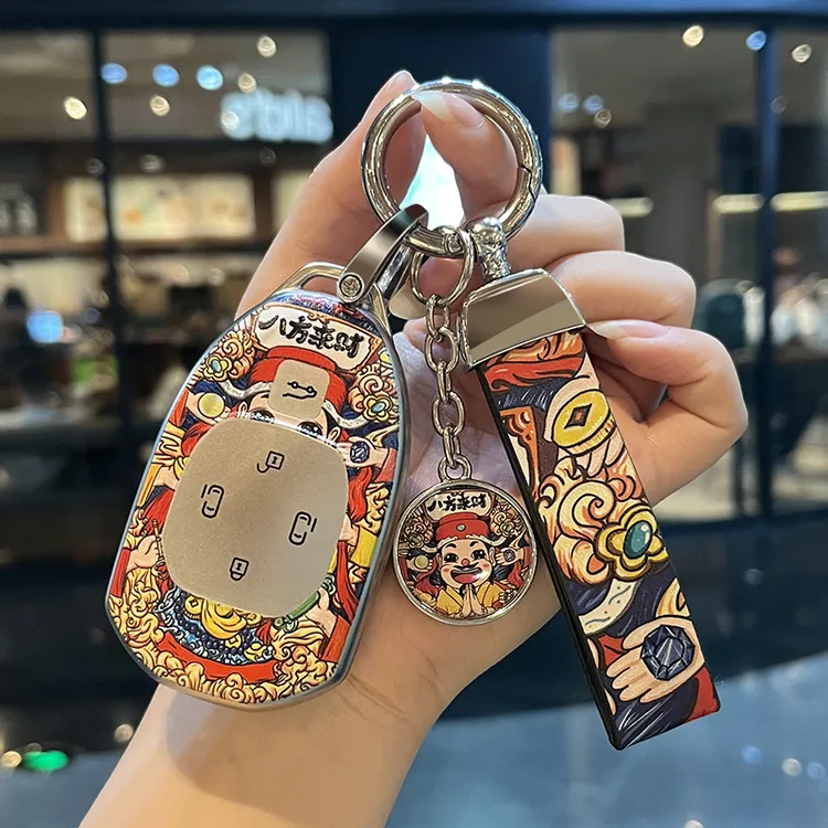 广汽传祺M8宗师影豹钥匙套GS8扣影酷传奇E9 MAX大师gs8壳包男女