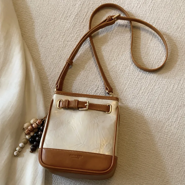 南风Chio2nd 单肩包高级小众不撞款包包女款拼色斜挎小