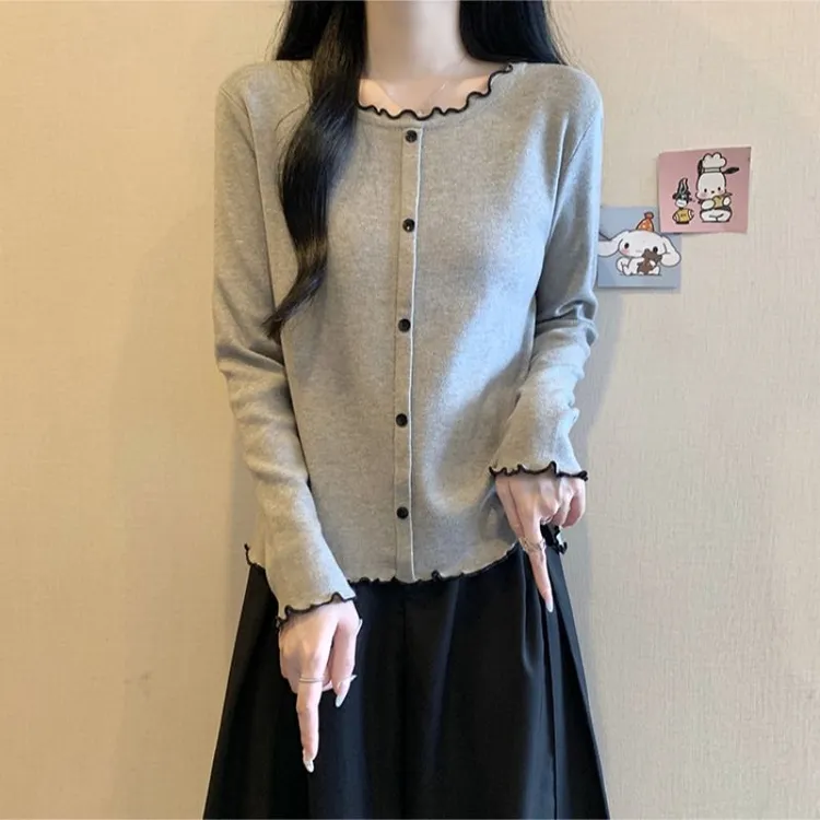 2025年春装日韩慵懒风女装三件套大码雪尼尔长袖胖mm慵懒风卫衣