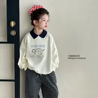 女童卫衣春秋2025新款女孩中小童秋装长袖套头时髦洋气上衣Q13908