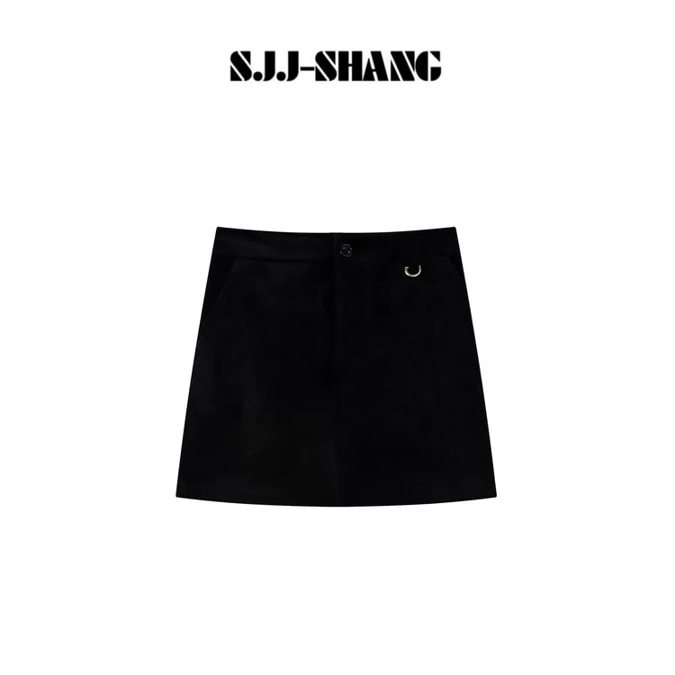 SJJ-SHANG【迷人小黑裙】重磅精密剪裁工艺高级感半身裙q136413p
