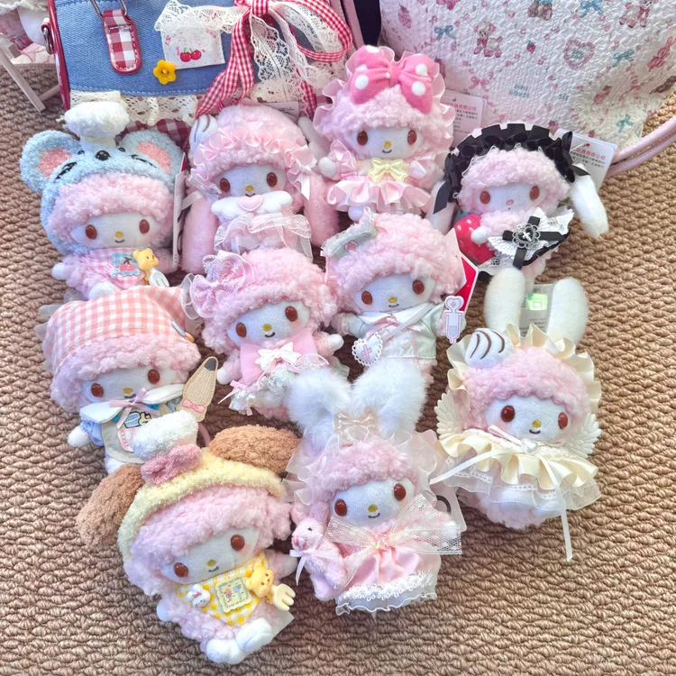 正版三丽欧小羊piano包包挂件书包背包装饰玩偶生日礼物钥匙扣女