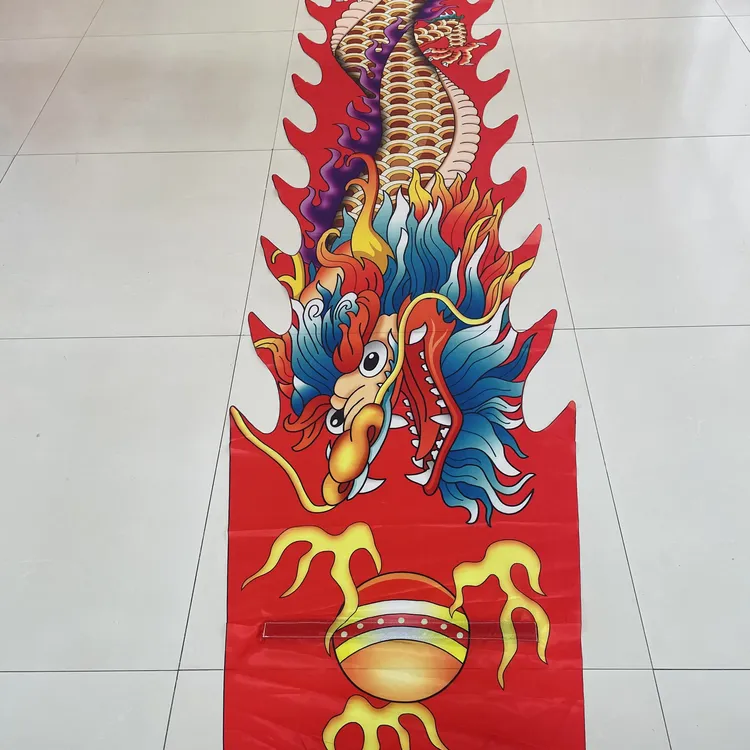 国腾7米新款洒金龙乾坤龙娇翎凤精美彩带彩绸福利可水洗单独龙衣