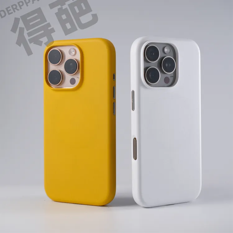 得葩微水泥磨砂苹果16promax磁吸手机壳iphone15软边防摔14小米15