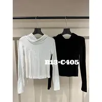 -堆堆领连帽设计！休闲感宽松经典T恤（13R9263#）R13