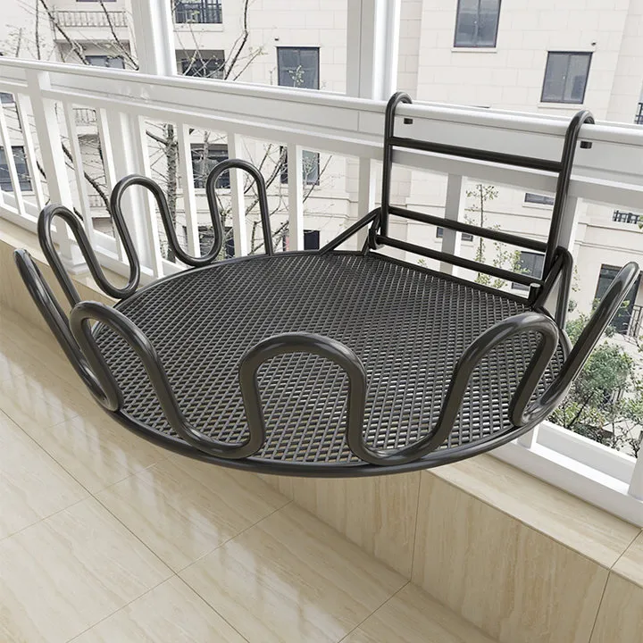 阳台晒鞋架神器防盗窗护栏杆窗外晾衣架窗户窗台室外晾晒凉鞋架子