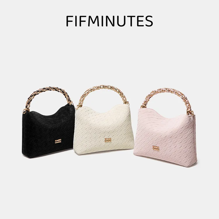 15MINS/15分钟女士小香风女士菱格包手拎包轻奢斜挎包H2513AX5