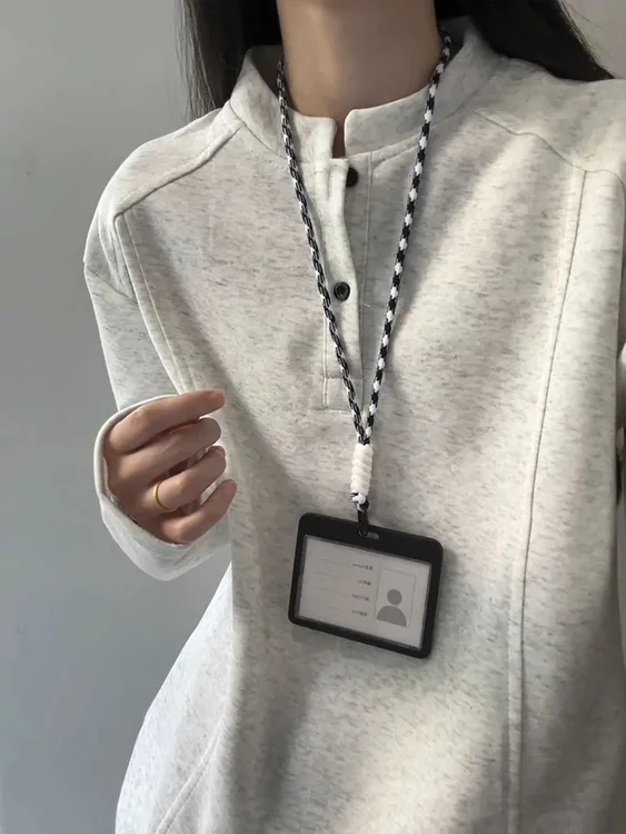 美式亨利领polo衫重磅卫衣男款秋季解构长袖t恤潮拼接情侣打底衫
