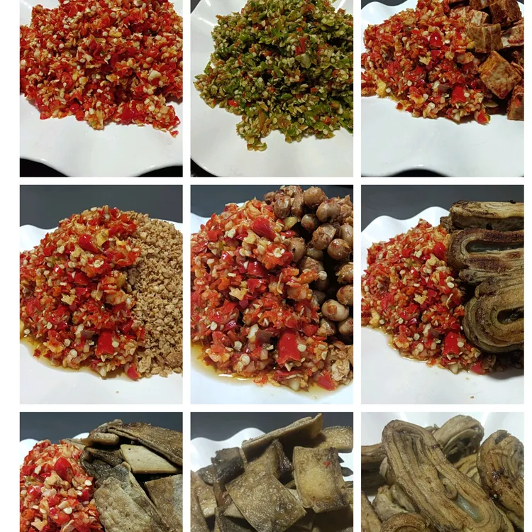 红安蒜蓉剁辣椒 辣花生酱 辣臭豆腐 辣臭豆 辣臭厚皮子 臭溥皮子