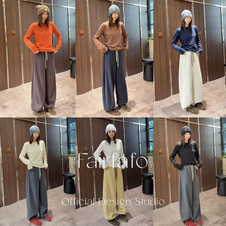 【细纱织德绒休闲毛茸茸打底】CXCL5A250秋冬高级感舒适百搭老钱风