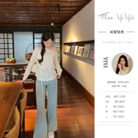 【出街神裤】<中秋国庆大狂欢>浅色水洗高腰阔腿牛仔裤