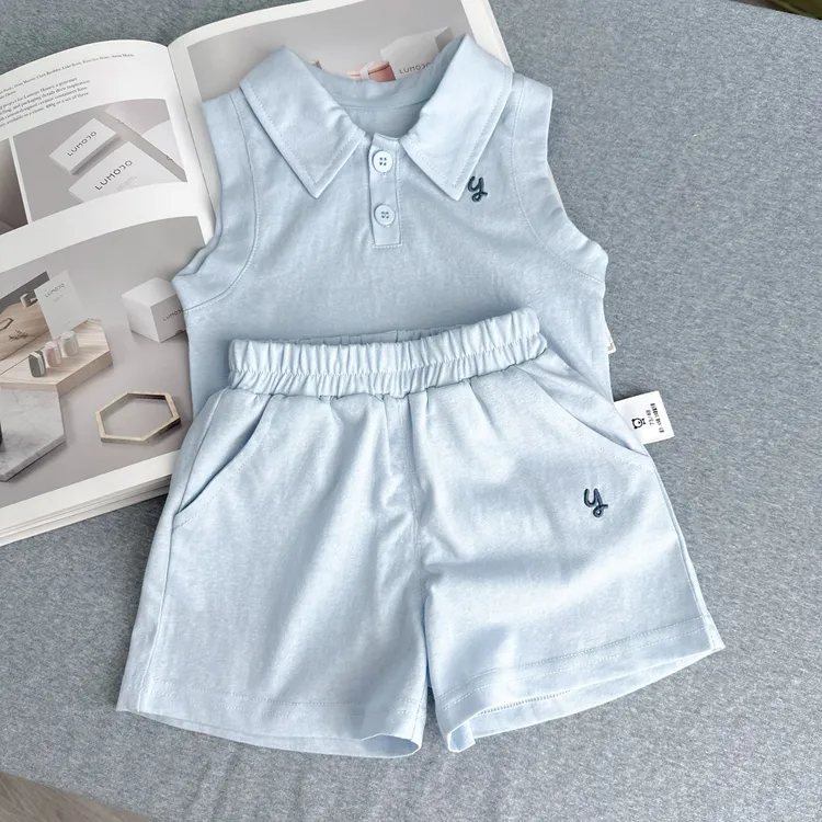 【雪花纱刺绣套装 小乐妈咪】婴儿两件套夏装女宝宝套装公主E2