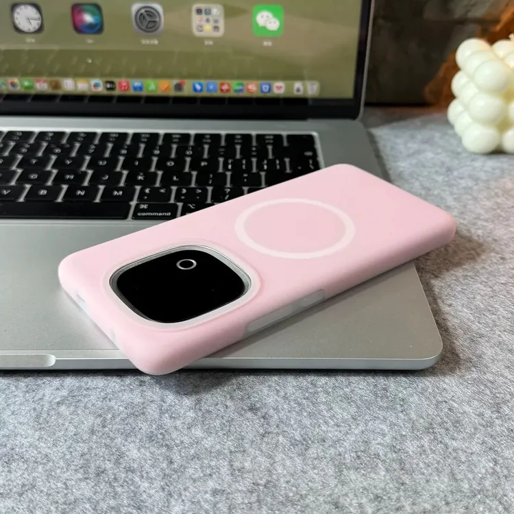 适用iqoo15磁吸手机壳IQOO13亲肤感全包防摔果冻液态软硅胶壳情侣