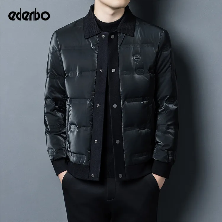 【商场同款】爱登堡羽绒服男款冬季高级感休闲保暖好看翻领鸭绒外套