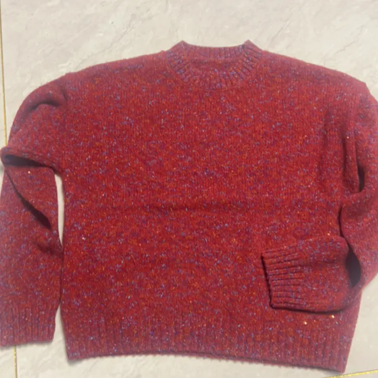 撤柜半高领花纱羊绒针织套头衫女秋冬修身百搭软糯上衣