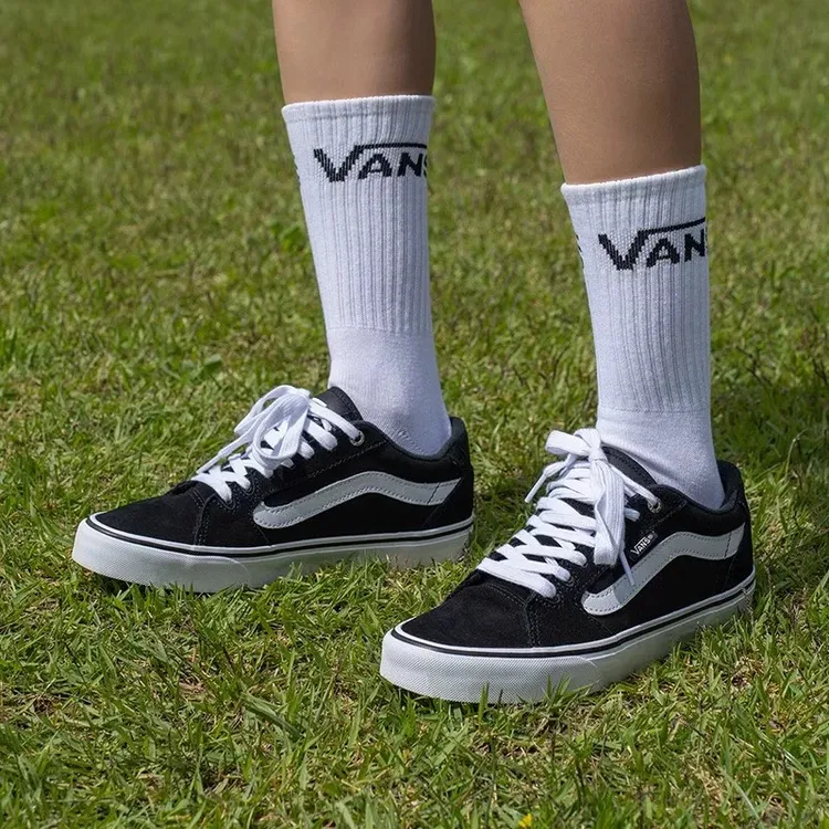 VANS范斯男款Faulkner经典百搭黑色运动休闲低帮板鞋 VN000SJVC4R