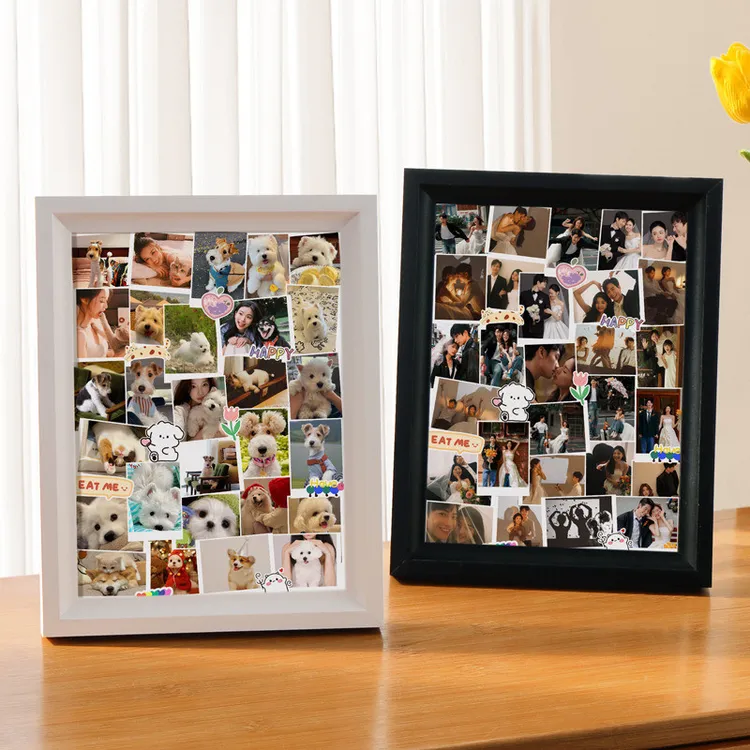 情侣相框照片定制高级感洗相片做成相册框架寸摆台生日礼物