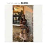 TomaTo-高端韩系双口袋休闲短裤女季早秋新款显瘦阔腿裤C25K79275