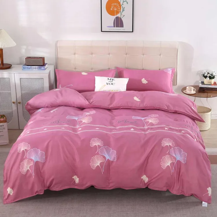 亲肤裸睡四件套斜纹加厚大被罩被单4件套床上用品单人宿舍四件套