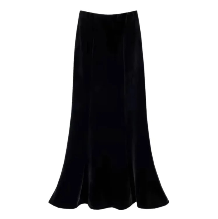 阳光绒高级优雅半身裙鱼尾裙