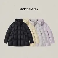 Moprobably李予诺「色彩」90白鸭绒欧若风云朵泡芙羽绒服L5468092