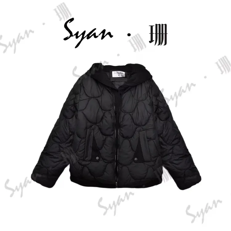 Syan【暖烘烘】秋冬洋气新款女装设计师轻奢百搭休闲防风棉服外套