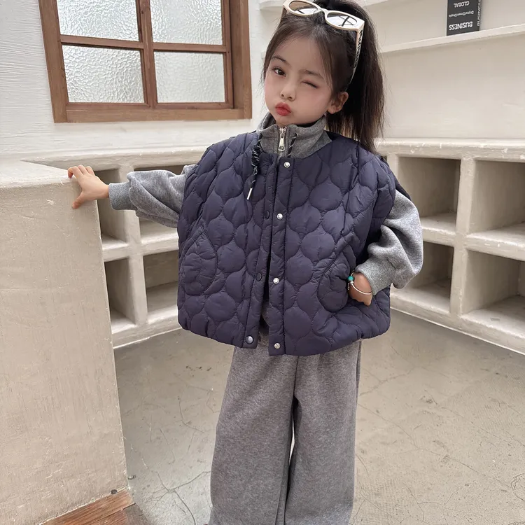 童装秋冬季加绒加厚套装女童新款运动套装秋冬装宝宝加绒三件套