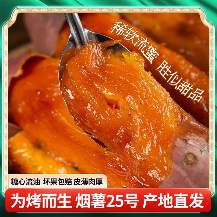 【萍妹专属】正宗烟薯25号辽宁彰武特产红薯 净重4.8-5斤 中果以上（3两-8两）