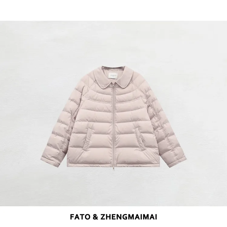 郑买买 雪莓大福 秋冬新款轻薄时尚排骨轻装滑羽绒服 HH51028Y2