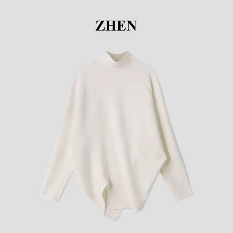 【ZHEN】25K01726 2025新款秋冬保暖德绒外套职场风小众设计师款