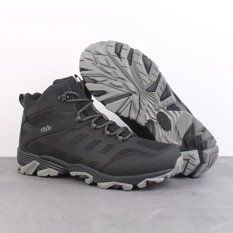 出口俄罗斯男士全地形中帮徒步鞋轻便舒适防滑越野登山鞋