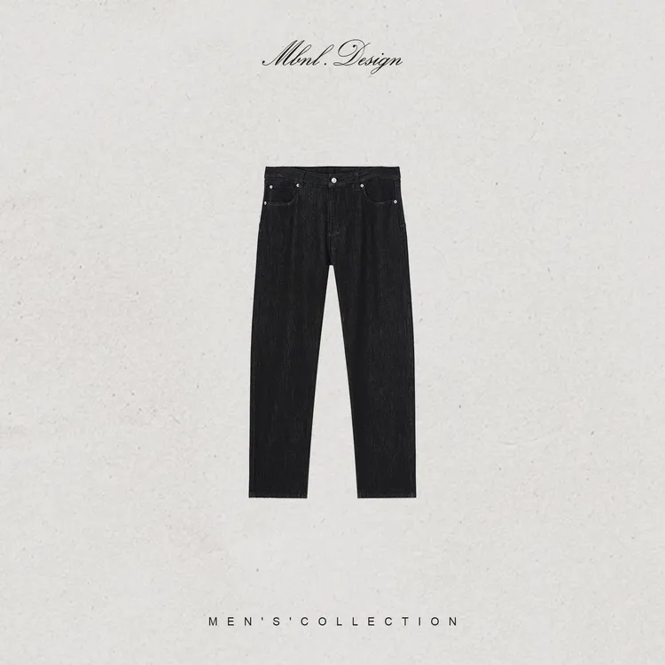 MBNL-F「D.R Bee」秦磊男装棉混纺小蜜蜂金属扣牛仔裤LL-WSKZ2073