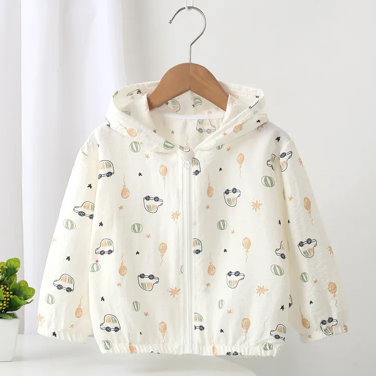 儿童防晒衣薄款透气女开衫宝宝男洋气女宝女童薄外套男童夏季衣服