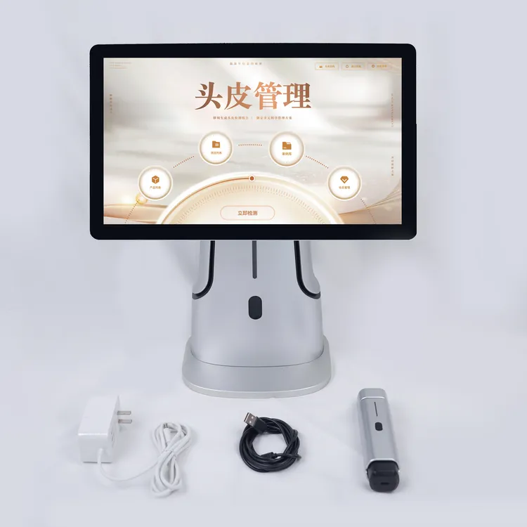 AI头皮检测仪无线无感，快速出报告