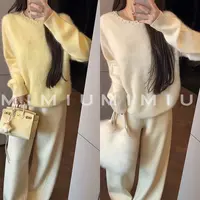 【mimius】U 软糯重工领口钉珠套头毛衣 WG09073
