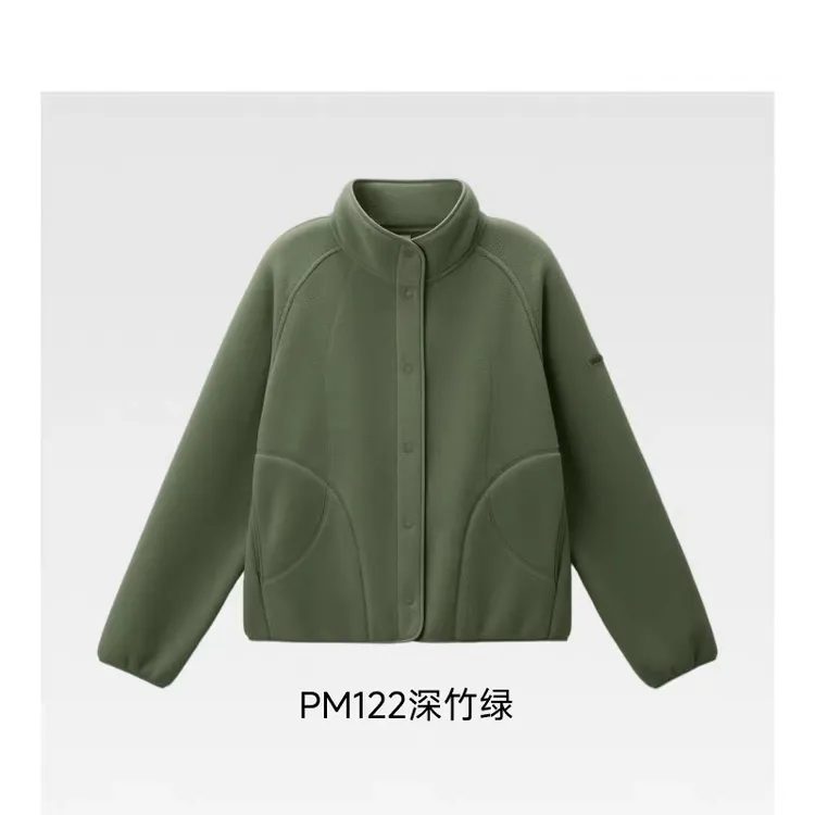 秋女士万粒绒外套PM122女韩版摇粒绒双面休闲秋冬保暖户外防风衣