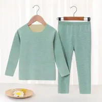 F00453男童保暖内衣套装2025年新款秋衣秋裤家居服打底衫洋气童装