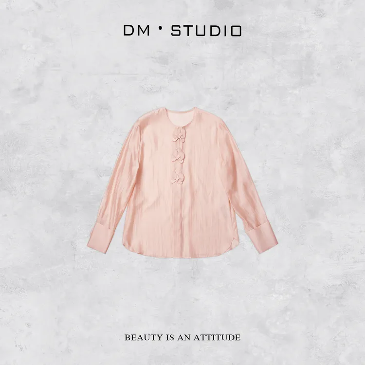 DEDM-DM•STUDIO/减龄气质甜美精致感小众法式长袖衬衣（992318）
