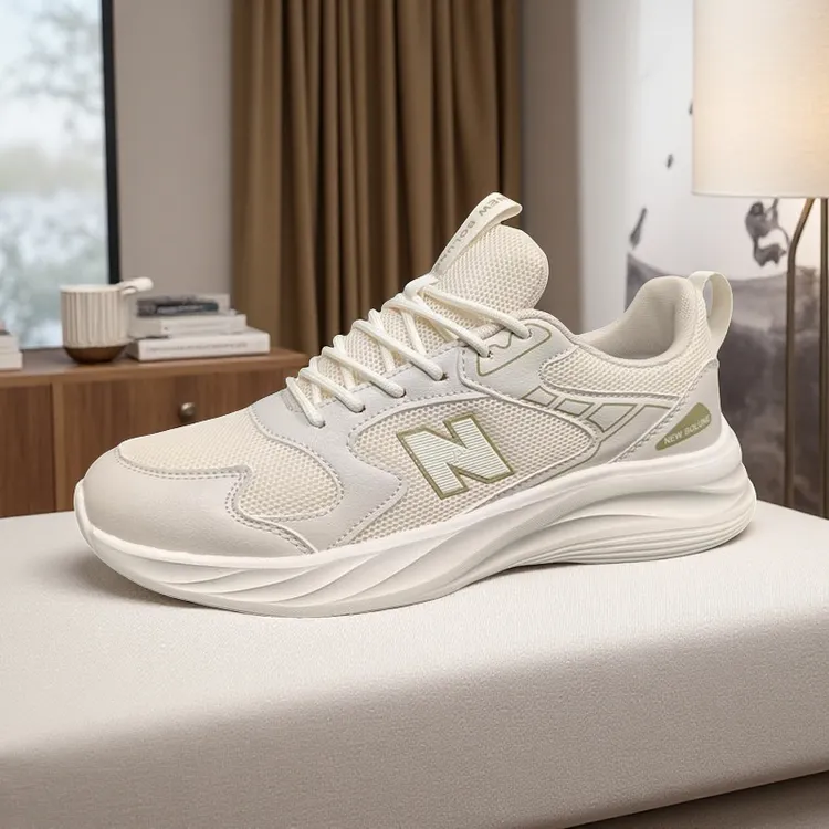 新百伦夏季软底透气网面跑步鞋情侣高弹百搭鞋子轻便运动鞋男鞋