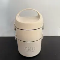 简约风双层保温饭盒保温桶便携带上班族超长P1